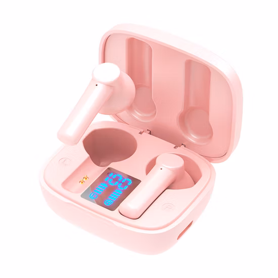 Fone de ouvido com som estéreo E90 Bluetooth Earbuds para iPhone/Samsung/Ios/Android com display LED