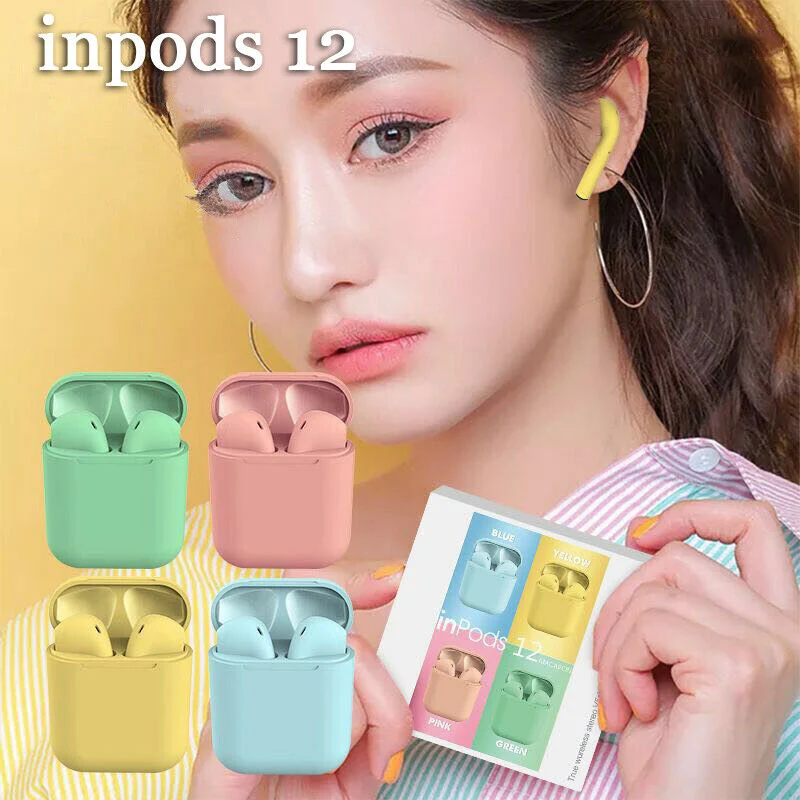 Bluetooth Earphone Inpods 12 5.0 Tws I12 Earbuds