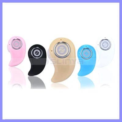 Versão 4.0 Stereo Wiress Mini Invisible Ear Bluetooth Earphone Heaphone Headset para Samsung iPhone Smart Mobile Phone