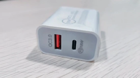 Celular portátil de viagem portátil de parede rápida porta USB tipo C QC3.0 rápido 20 W 18 W Pd Charger